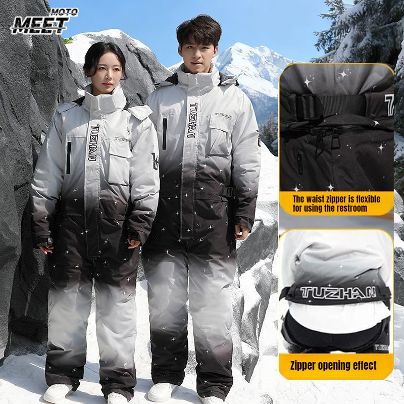 Cycling Gear In Winter - Winter skikleding waterdicht warm fietspak auto