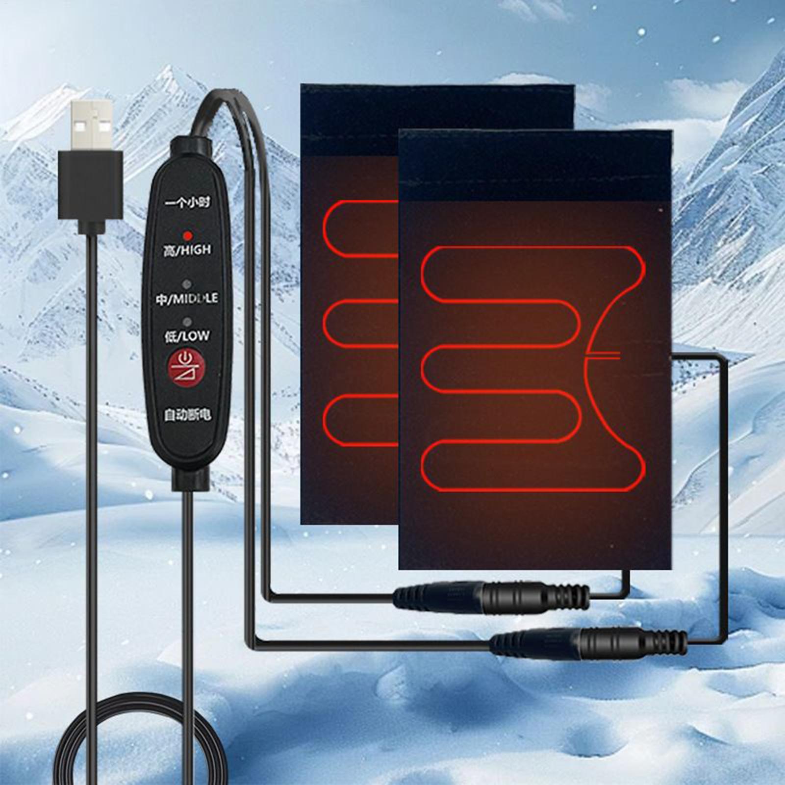 Cycling Gear In Winter - Verwarmde stuurgreep 5V motorfiets verwarmde handgreephoezen