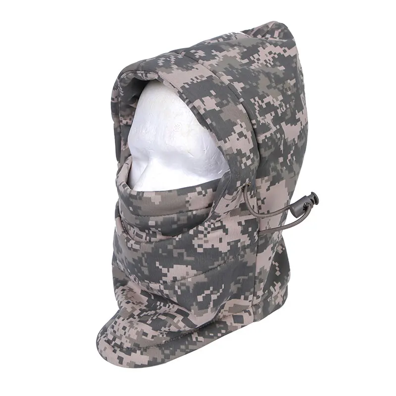 Cycling Gear In Winter - Tactische Camouflage Warme Kap Gezicht Halsmasker