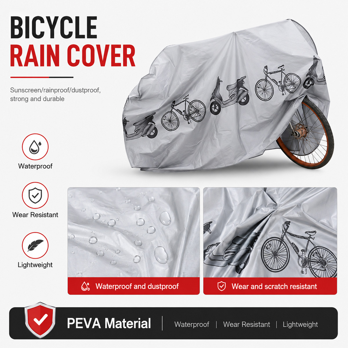 PINMOAP Universele fietsregenh - Cycling Gear For Rain recensie en prijs
