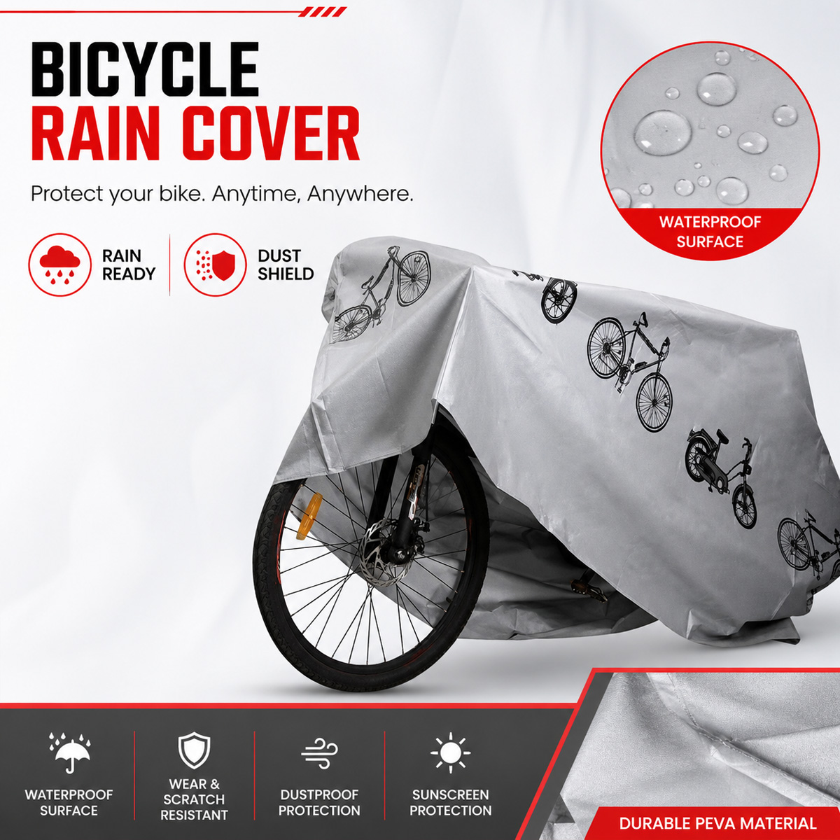 PINMOAP Universele fietsregenh - Cycling Gear For Rain recensie en prijs