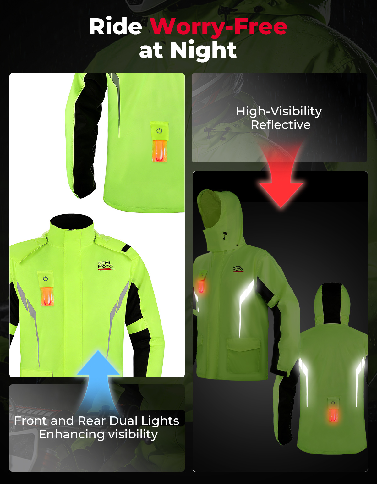 KEMIMOTO Unisex waterdichte re - Cycling Gear For Rain recensie en prijs