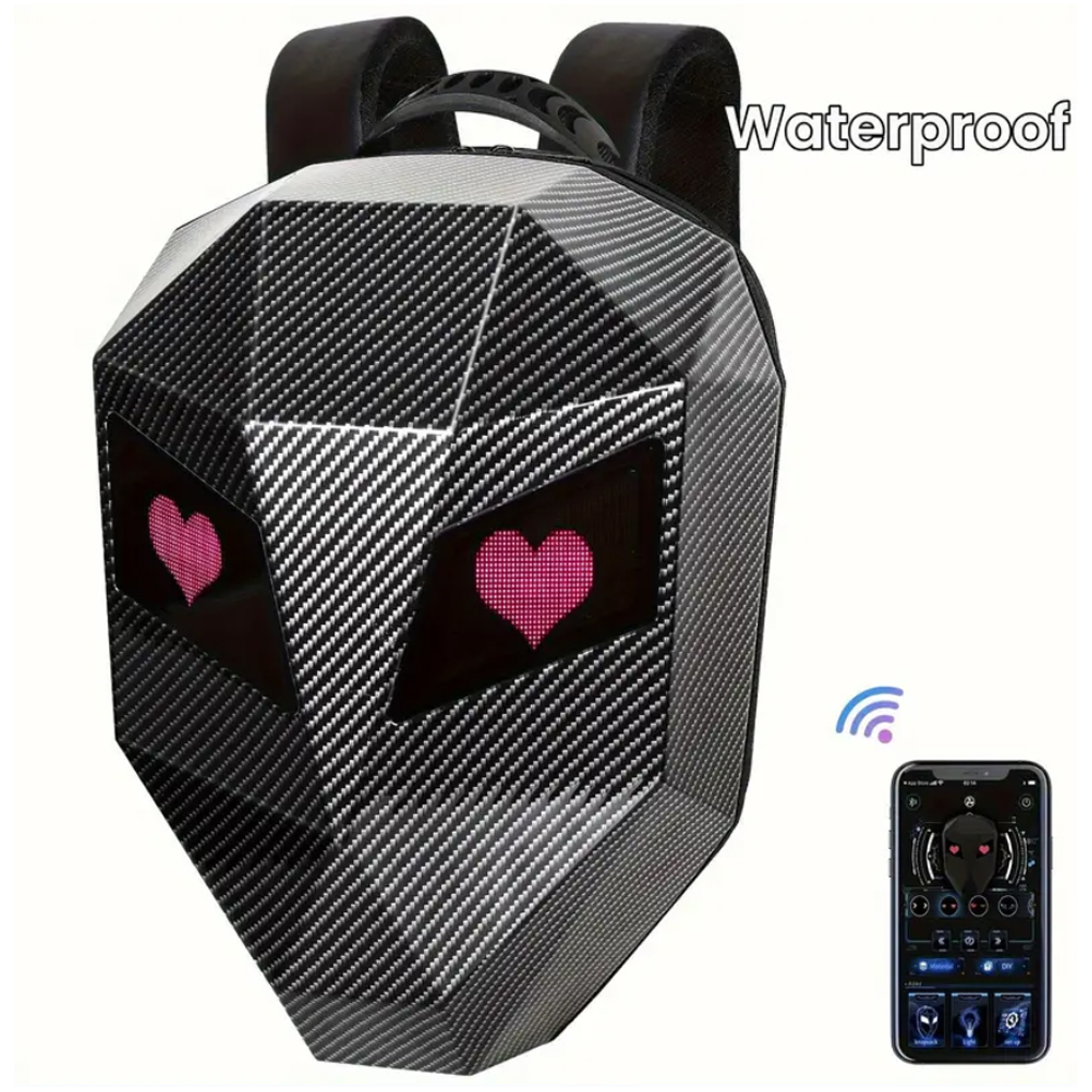 LED-rugzak voor heren PVC hard - Cycling Backpack recensie en prijs